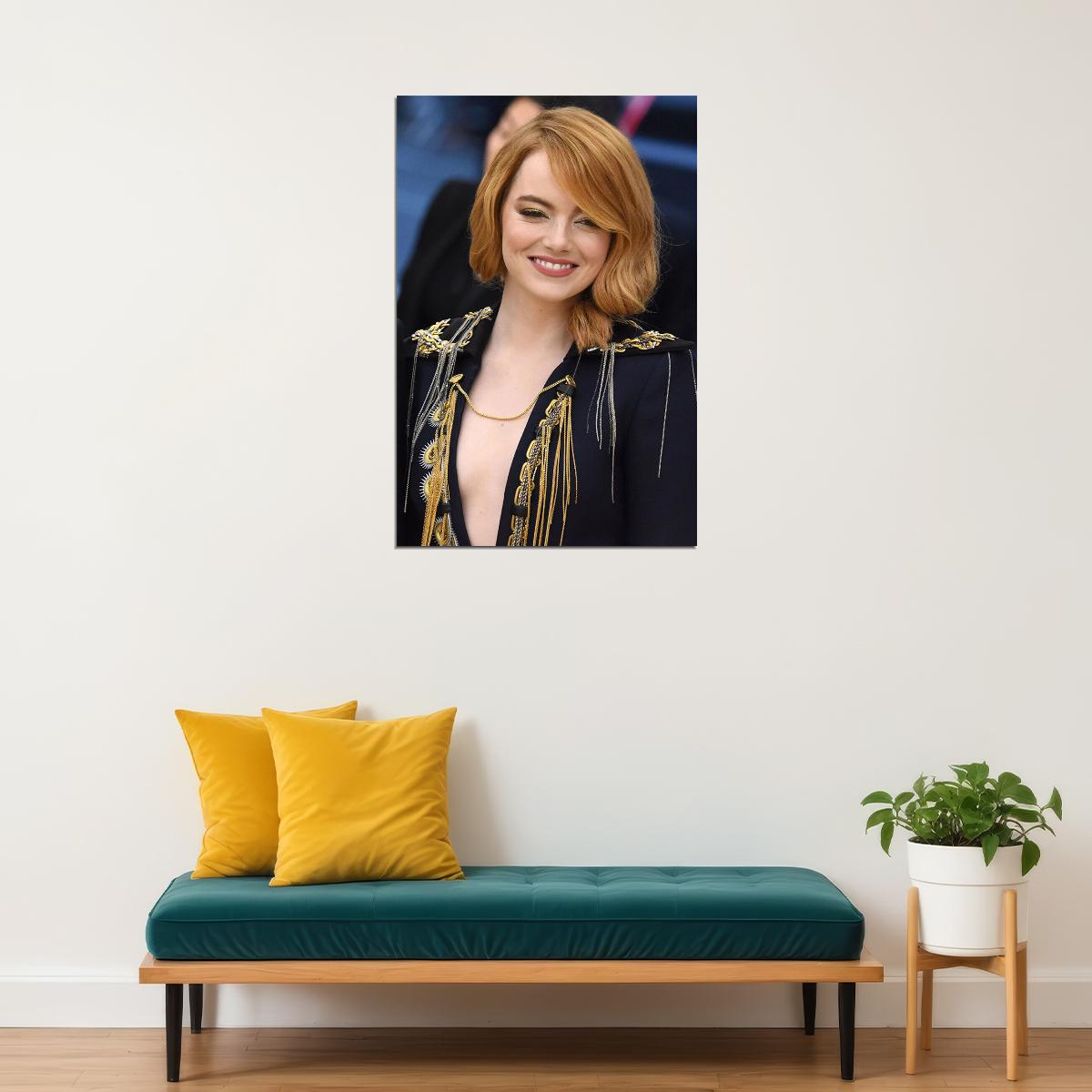 Emma Stone Celebrity Tv Series Actor Artist Poster Wall Art Print Home Wall Decor - xonomax
