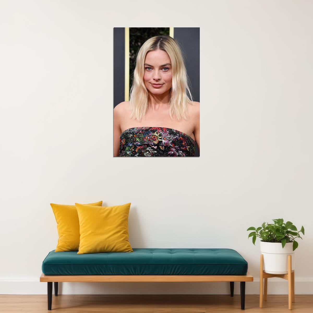 Margot Robbie Celebrity Movie Actress Producer Poster Wall Art Print Home Wall Decor - xonomax