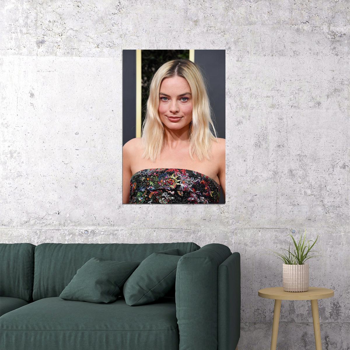 Margot Robbie Celebrity Movie Actress Producer Poster Wall Art Print Home Wall Decor - xonomax