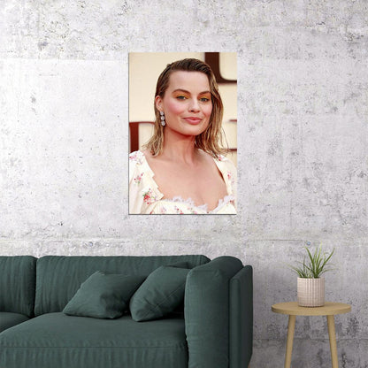Margot Robbie Celebrity Movie Actor Producer Poster Wall Art Print Home Wall Decor - xonomax