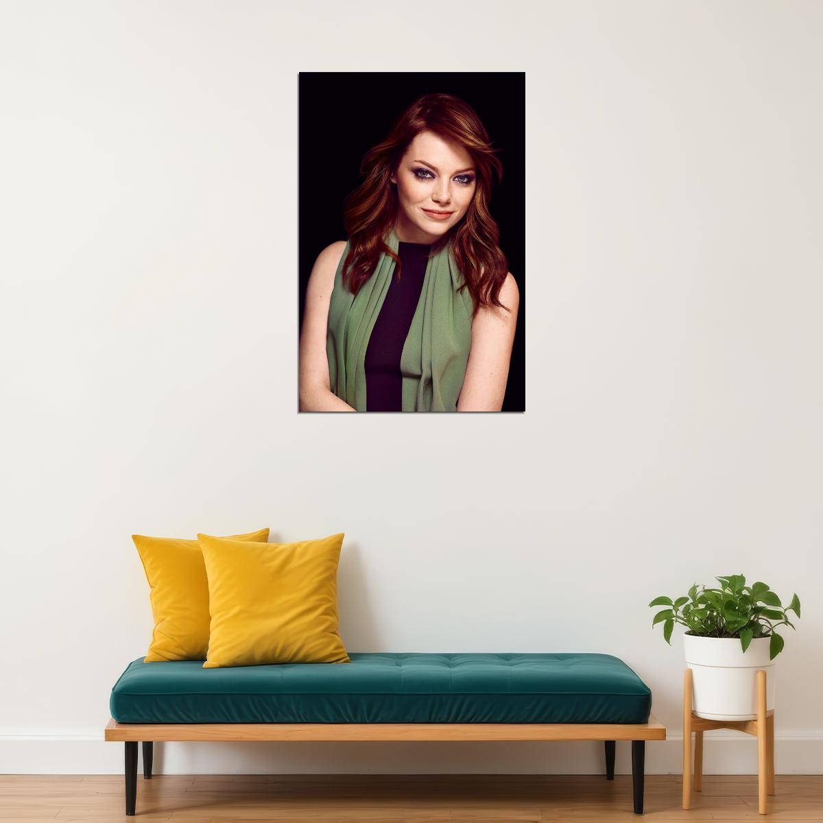 Emma Stone Celebrity Female Actress Artist Poster Wall Art Print Home Wall Decor - xonomax