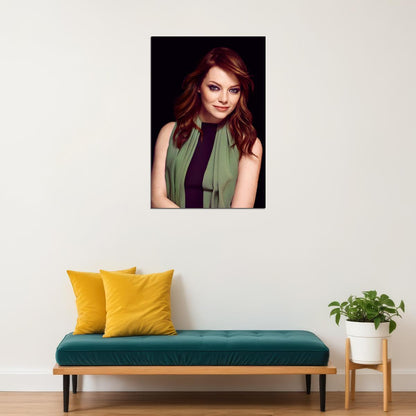 Emma Stone Celebrity Female Actress Artist Poster Wall Art Print Home Wall Decor - xonomax