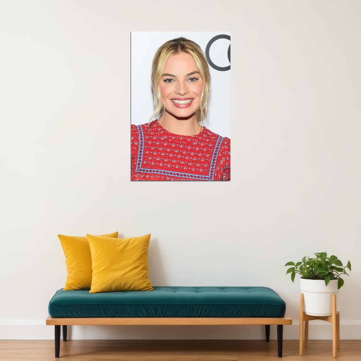 Margot Robbie Celebrity Movie Actress Producer Poster Wall Art Print Home Wall Decor - xonomax