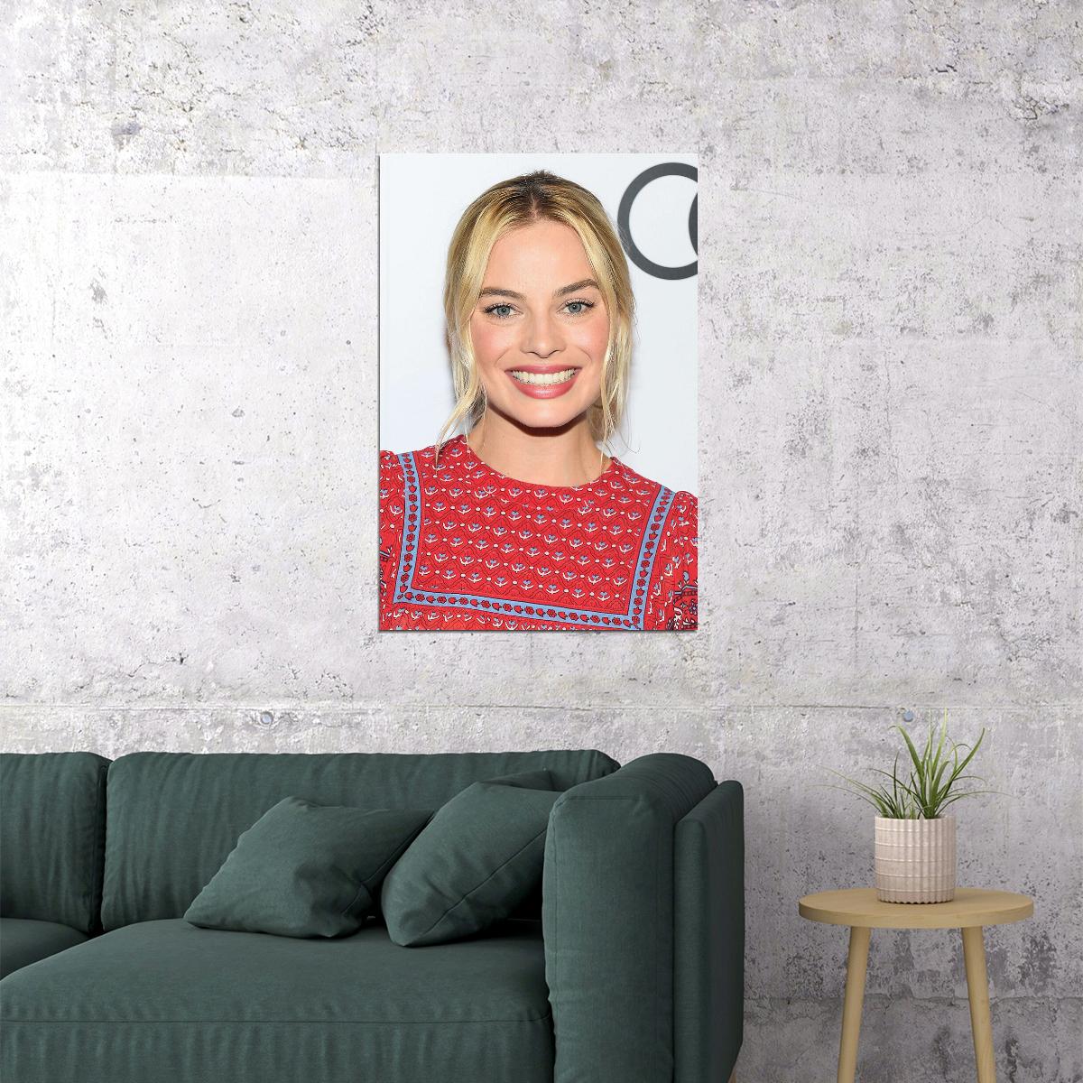 Margot Robbie Celebrity Movie Actress Producer Poster Wall Art Print Home Wall Decor - xonomax