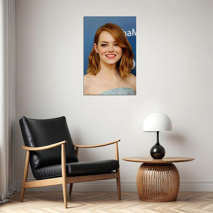 Emma Stone Celebrity Movie Actress Artist Poster Wall Art Print Home Wall Decor - xonomax