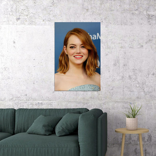 Emma Stone Celebrity Movie Actress Artist Poster Wall Art Print Home Wall Decor - xonomax