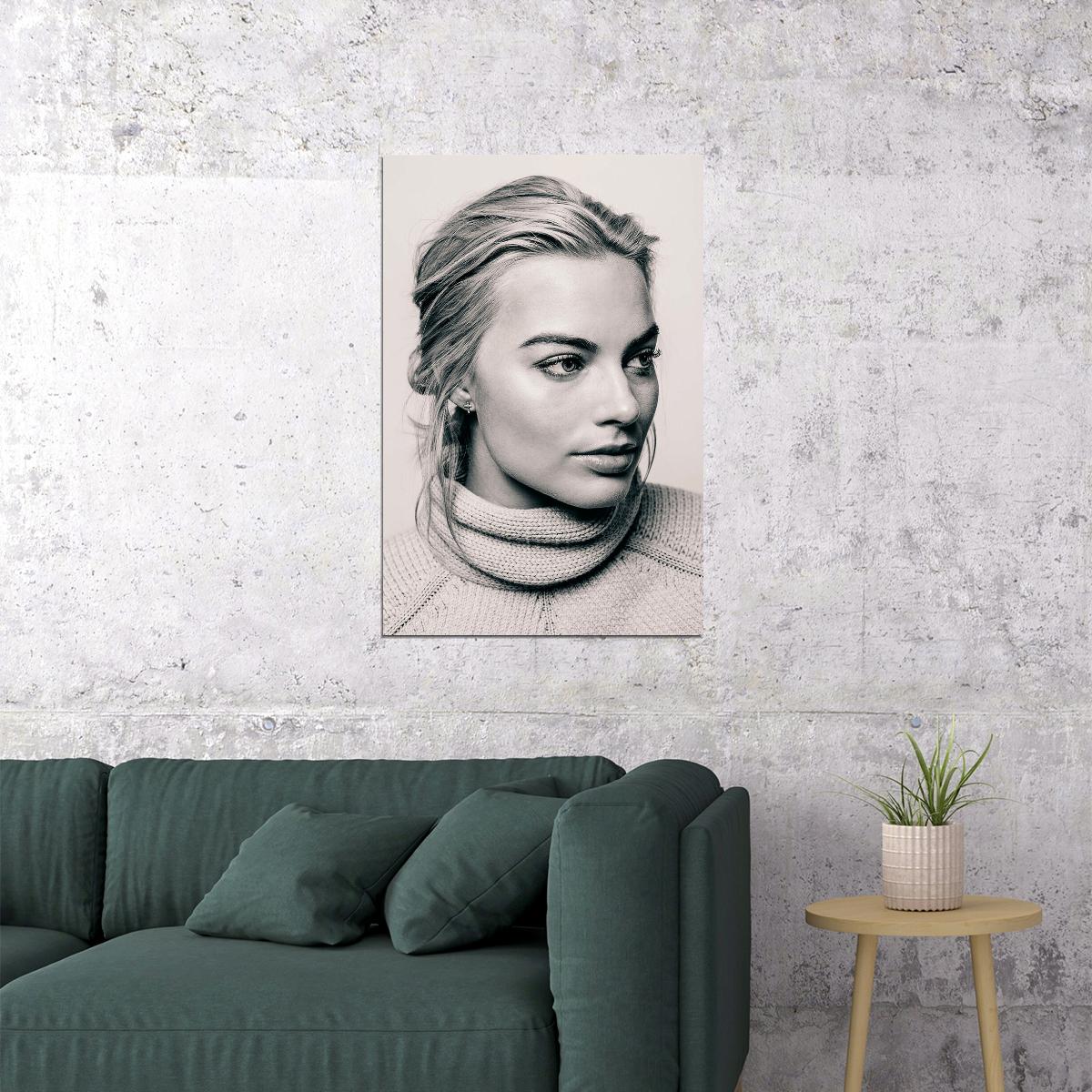 Margot Robbie Celebrity Cinema Actress Producer Poster Wall Art Print Home Wall Decor - xonomax