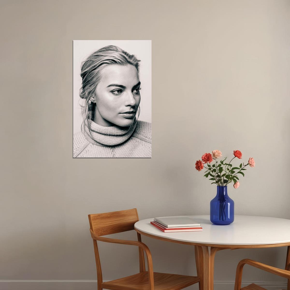 Margot Robbie Celebrity Cinema Actress Producer Poster Wall Art Print Home Wall Decor - xonomax