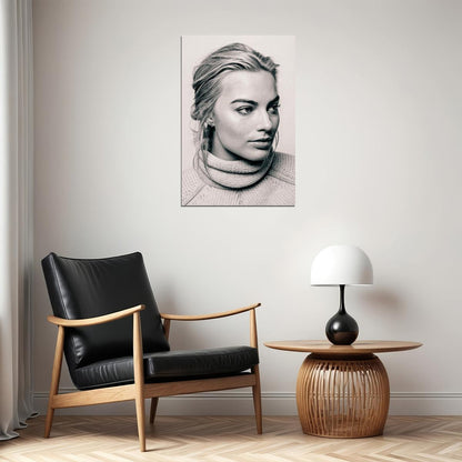 Margot Robbie Celebrity Cinema Actress Producer Poster Wall Art Print Home Wall Decor - xonomax