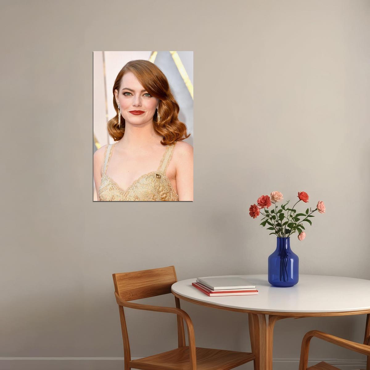 Emma Stone Celebrity Cinema Actress Artist Poster Wall Art Print Home Wall Decor - xonomax