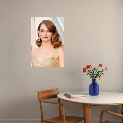 Emma Stone Celebrity Cinema Actress Artist Poster Wall Art Print Home Wall Decor - xonomax