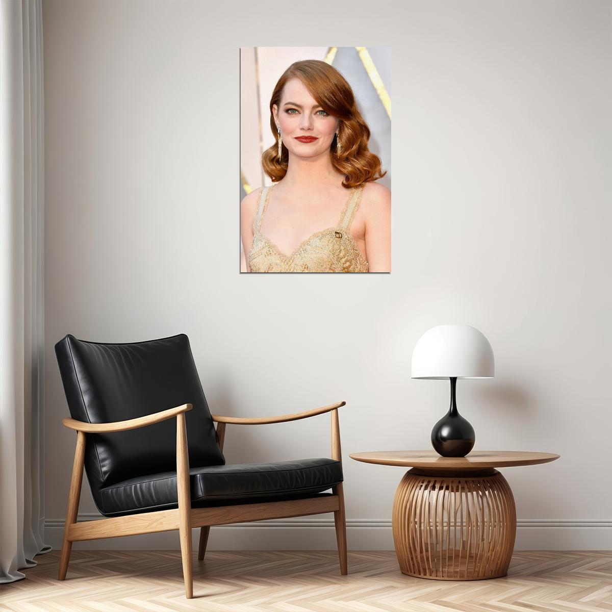 Emma Stone Celebrity Cinema Actress Artist Poster Wall Art Print Home Wall Decor - xonomax