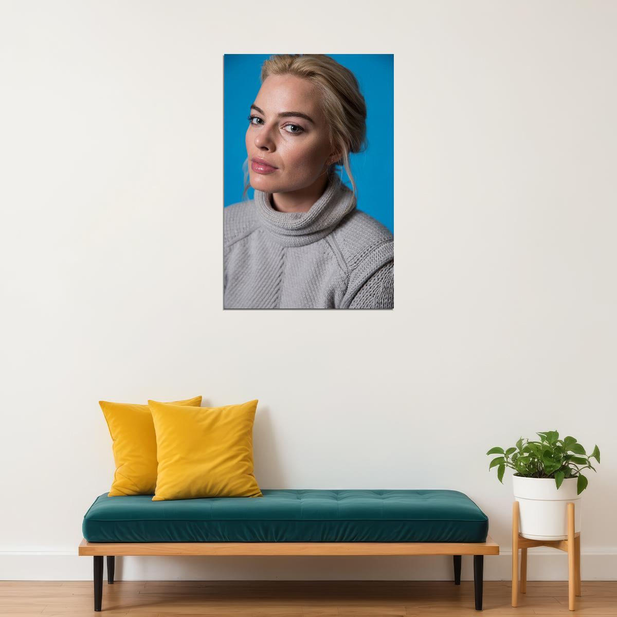 Margot Robbie Celebrity Female Actress Beauty Girl Poster Wall Art Print Home Wall Decor - xonomax