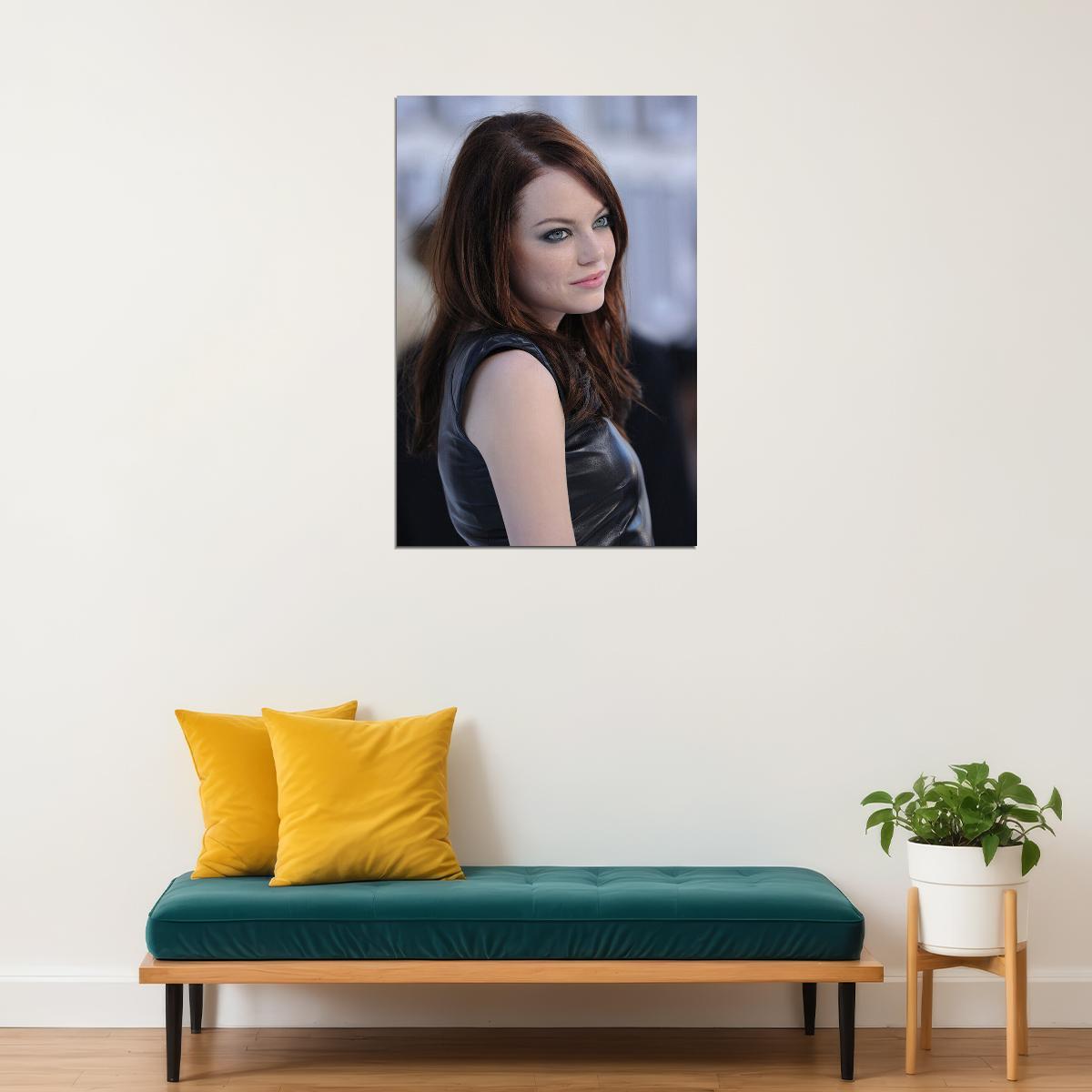 Emma Stone Celebrity Movie Actor Artist Poster Wall Art Print Home Wall Decor - xonomax
