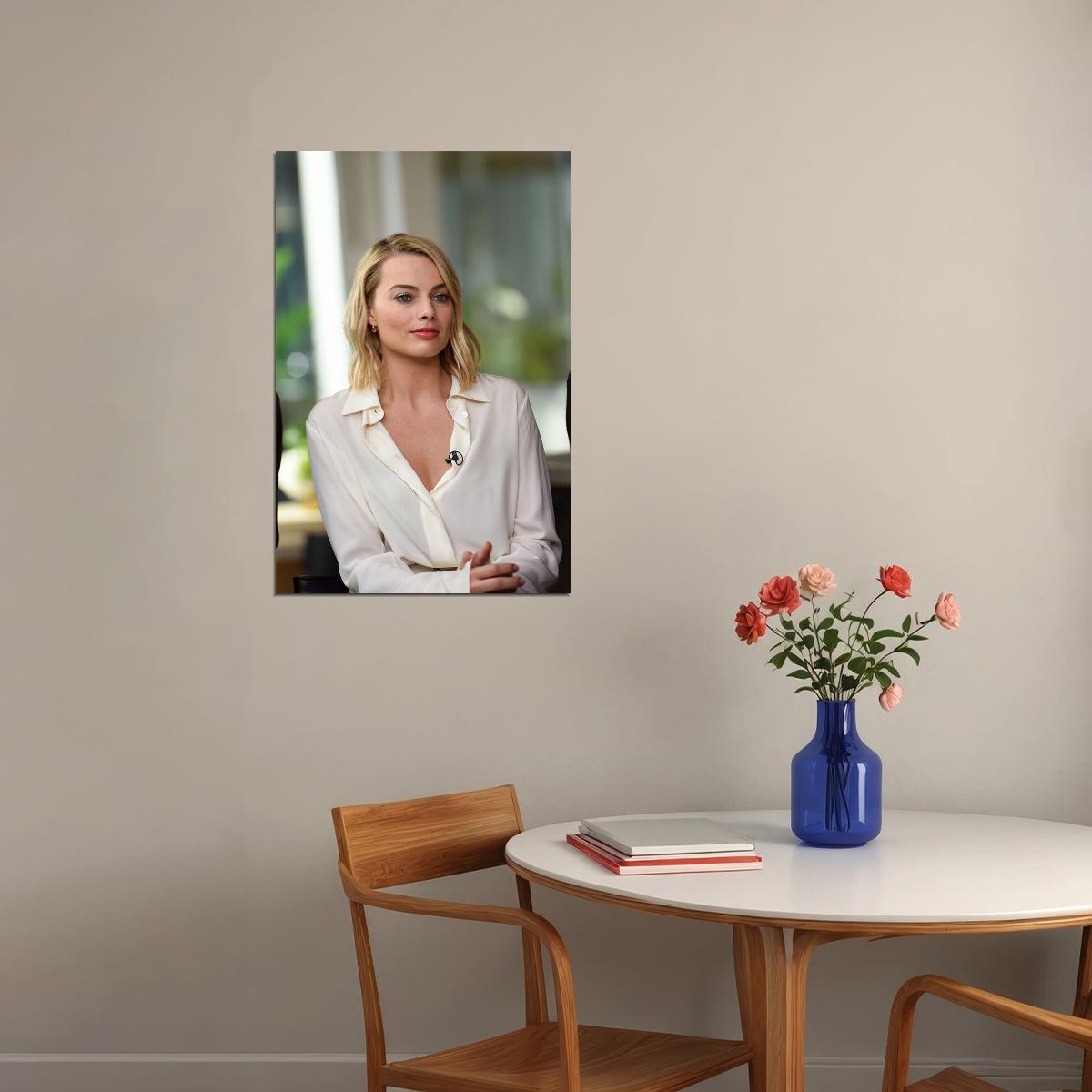 Margot Robbie Celebrity Movie Actress Beauty Girl Poster Wall Art Print Home Wall Decor - xonomax