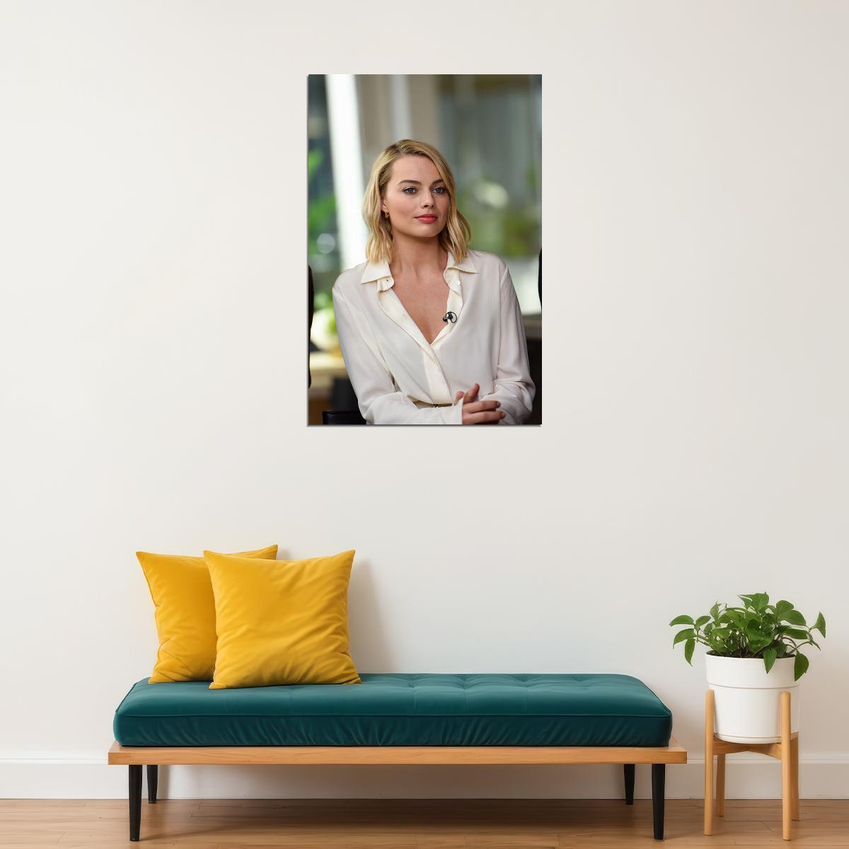Margot Robbie Celebrity Movie Actress Beauty Girl Poster Wall Art Print Home Wall Decor - xonomax