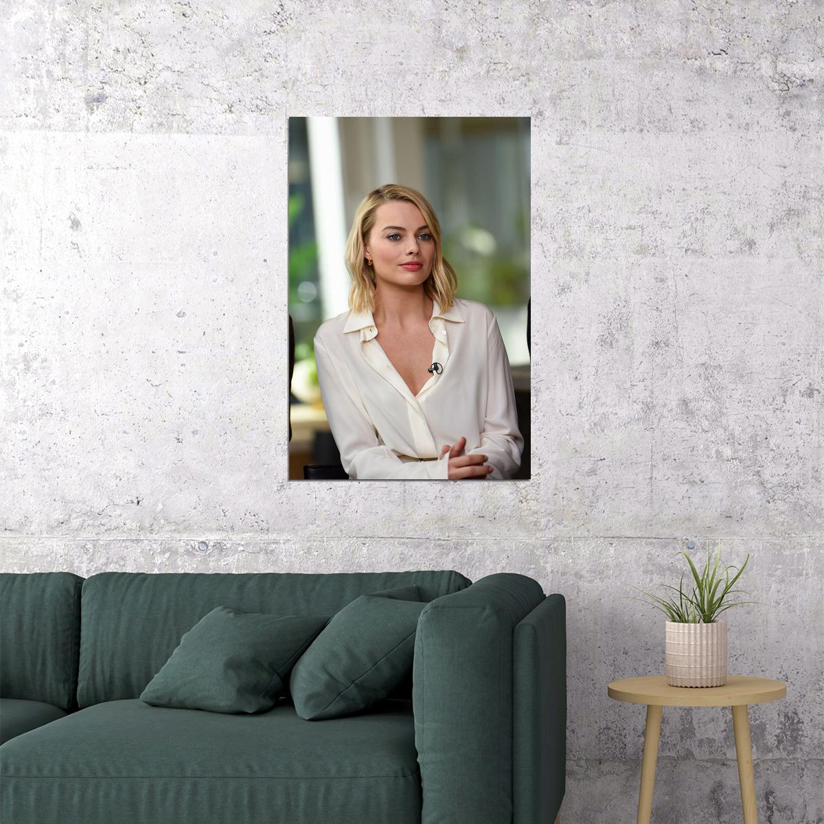 Margot Robbie Celebrity Movie Actress Beauty Girl Poster Wall Art Print Home Wall Decor - xonomax