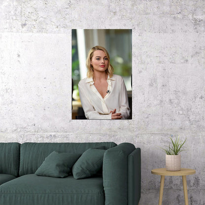Margot Robbie Celebrity Movie Actress Beauty Girl Poster Wall Art Print Home Wall Decor - xonomax