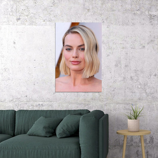 Margot Robbie Celebrity Movie Actor Beauty Girl Poster Wall Art Print Home Wall Decor - xonomax