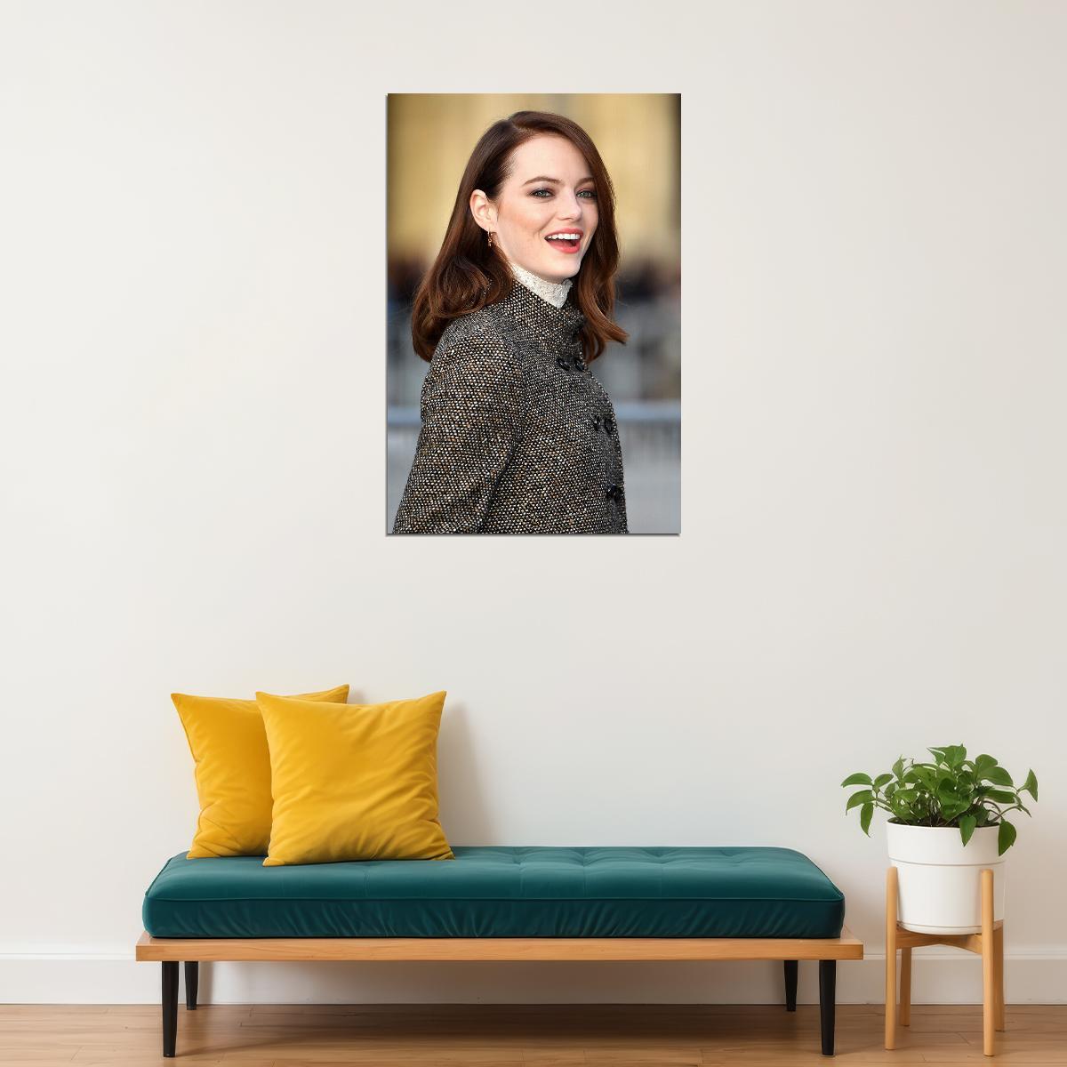 Emma Stone Celebrity Cinema Actor Artist Poster Wall Art Print Home Wall Decor - xonomax