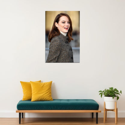 Emma Stone Celebrity Cinema Actor Artist Poster Wall Art Print Home Wall Decor - xonomax