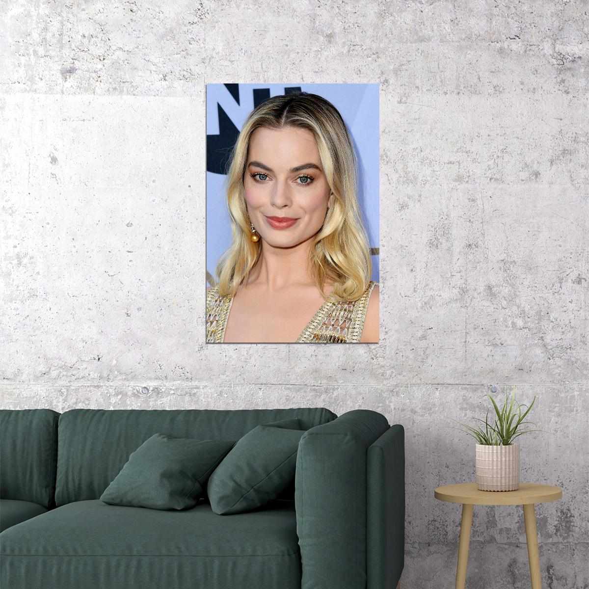 Margot Robbie Celebrity Cinema Actor Beauty Girl Poster Wall Art Print Home Wall Decor - xonomax