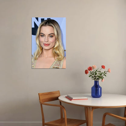 Margot Robbie Celebrity Cinema Actor Beauty Girl Poster Wall Art Print Home Wall Decor - xonomax