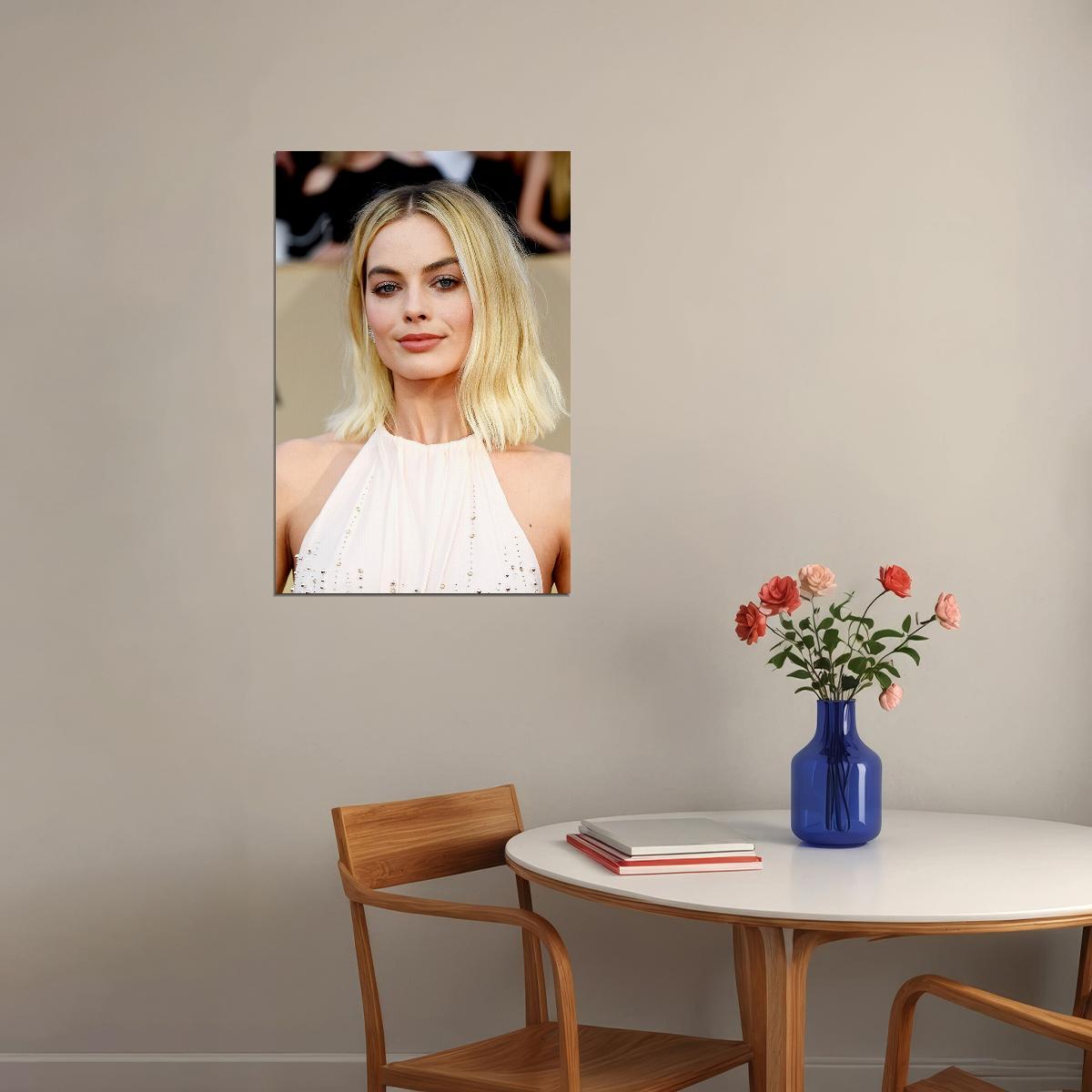 Margot Robbie Celebrity Cinema Actress Beauty Girl Poster Wall Art Print Home Wall Decor - xonomax