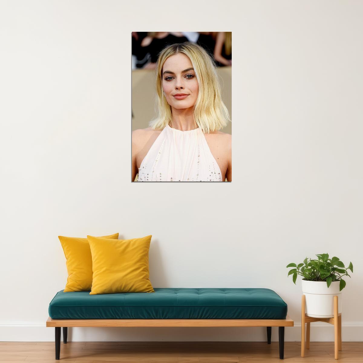 Margot Robbie Celebrity Cinema Actress Beauty Girl Poster Wall Art Print Home Wall Decor - xonomax