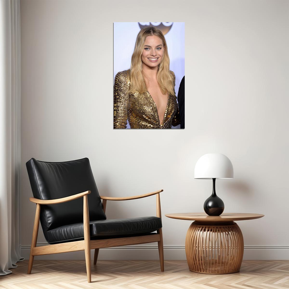 Margot Robbie Celebrity Cinema Actress Filmmaker Poster Wall Art Print Home Wall Decor - xonomax