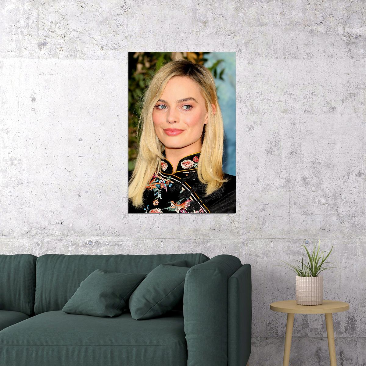 Margot Robbie Celebrity Movie Actor Filmmaker Poster Wall Art Print Home Wall Decor - xonomax