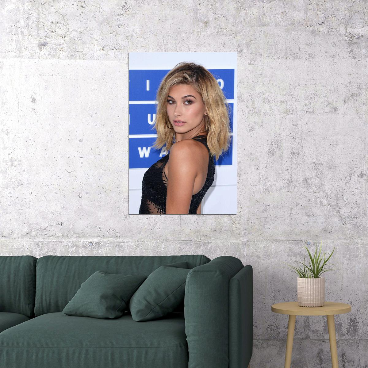 Hailey Baldwin Celebrity Movie Actor Model Poster Wall Art Print Home Wall Decor - xonomax