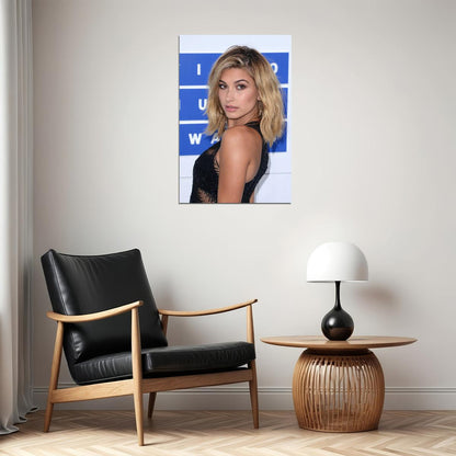Hailey Baldwin Celebrity Movie Actor Model Poster Wall Art Print Home Wall Decor - xonomax