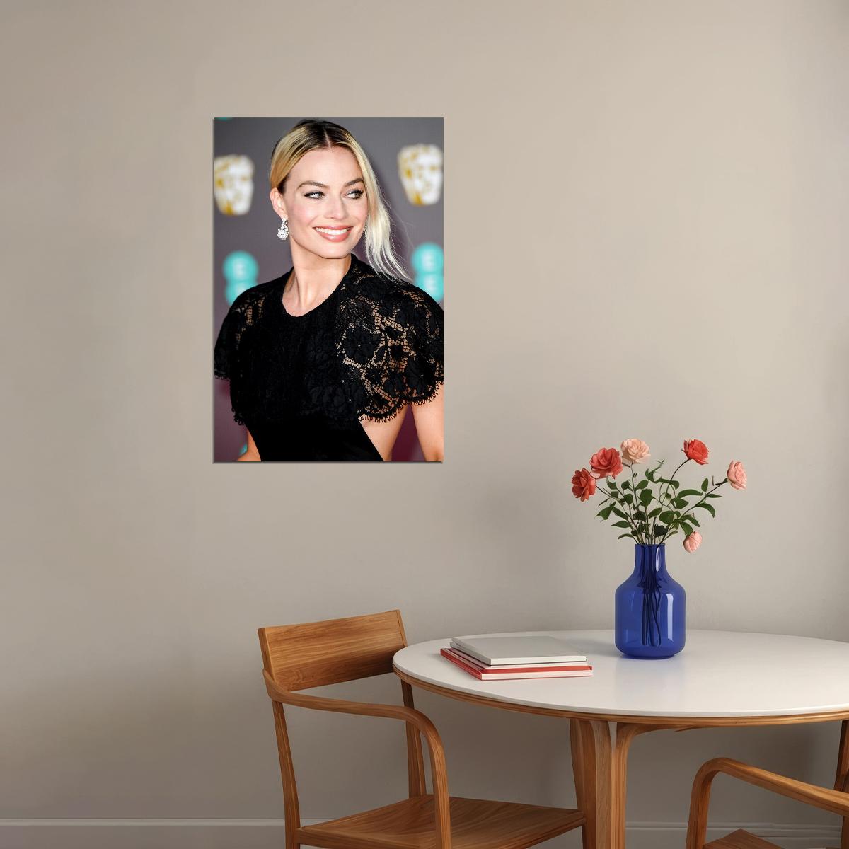 Margot Robbie Celebrity Movie Actress Filmmaker Poster Wall Art Print Home Wall Decor - xonomax