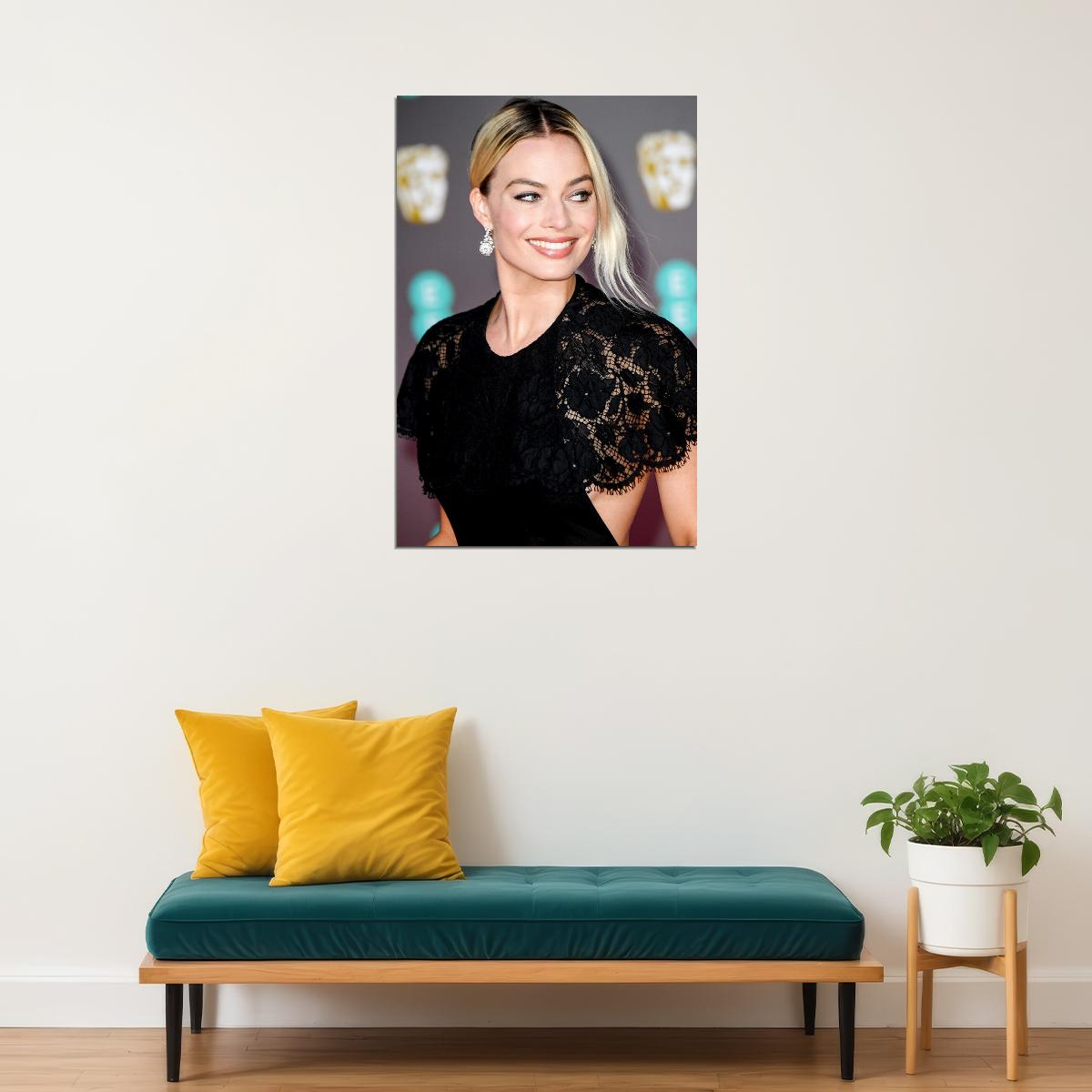 Margot Robbie Celebrity Movie Actress Filmmaker Poster Wall Art Print Home Wall Decor - xonomax