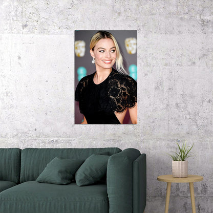 Margot Robbie Celebrity Movie Actress Filmmaker Poster Wall Art Print Home Wall Decor - xonomax