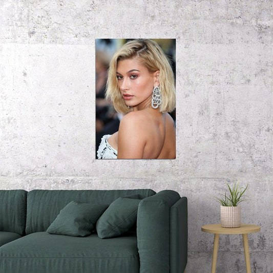 Hailey Baldwin Celebrity Movie Actress Model Poster Wall Art Print Home Wall Decor - xonomax