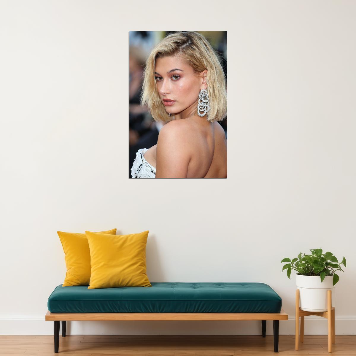 Hailey Baldwin Celebrity Movie Actress Model Poster Wall Art Print Home Wall Decor - xonomax