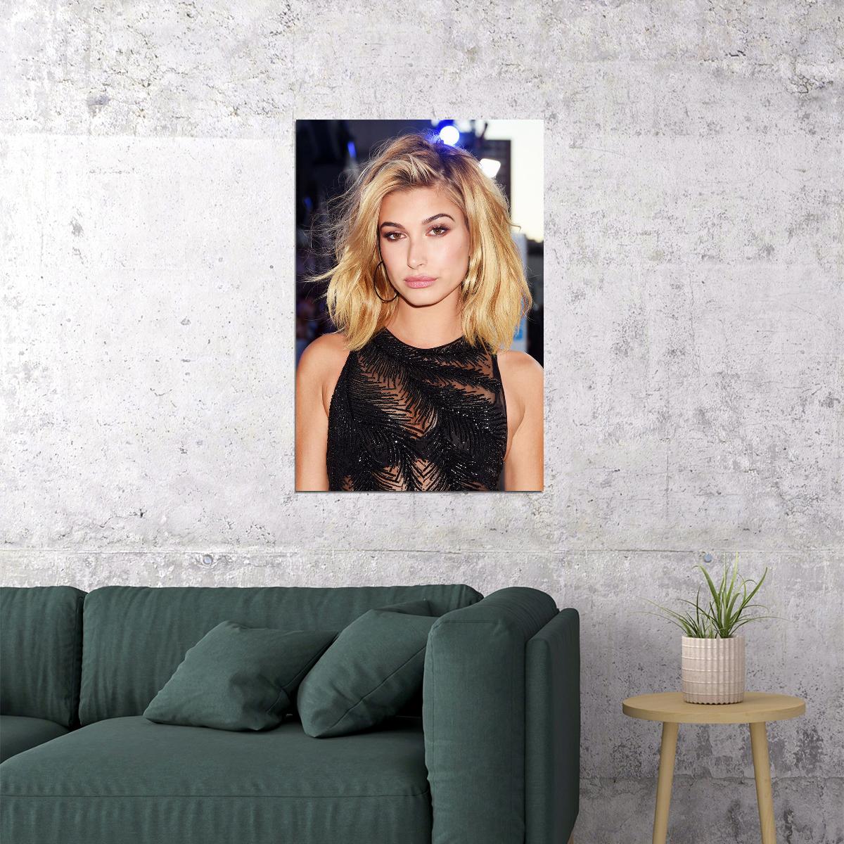 Hailey Baldwin Celebrity Cinema Actor Model Poster Wall Art Print Home Wall Decor - xonomax
