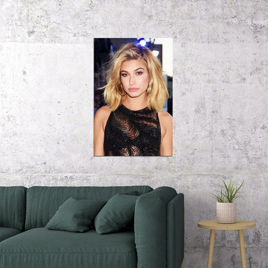 Hailey Baldwin Celebrity Cinema Actor Model Poster Wall Art Print Home Wall Decor - xonomax