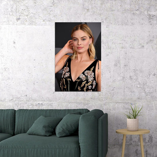 Margot Robbie Celebrity Cinema Actor Producer Poster Wall Art Print Home Wall Decor - xonomax