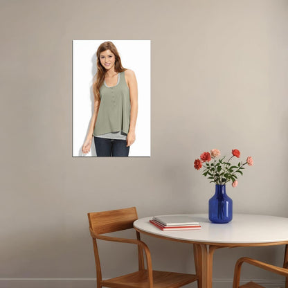 Jehane Paris Celebrity Beauty Model Beauty Girl Poster Wall Art Print Home Wall Decor