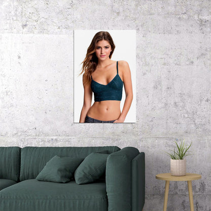 Jehane Paris Celebrity Beauty Model Beauty Poster Wall Art Print Home Wall Decor