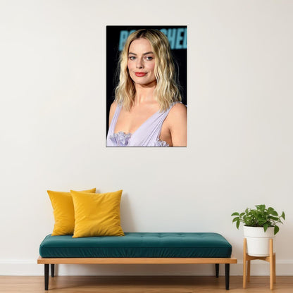 Margot Robbie Celebrity Cinema Actress Producer Poster Wall Art Print Home Wall Decor - xonomax