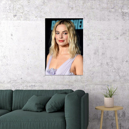 Margot Robbie Celebrity Cinema Actress Producer Poster Wall Art Print Home Wall Decor - xonomax