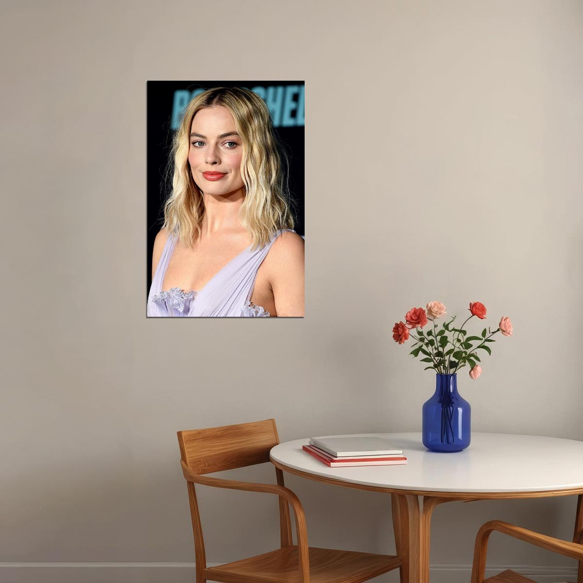 Margot Robbie Celebrity Cinema Actress Producer Poster Wall Art Print Home Wall Decor - xonomax