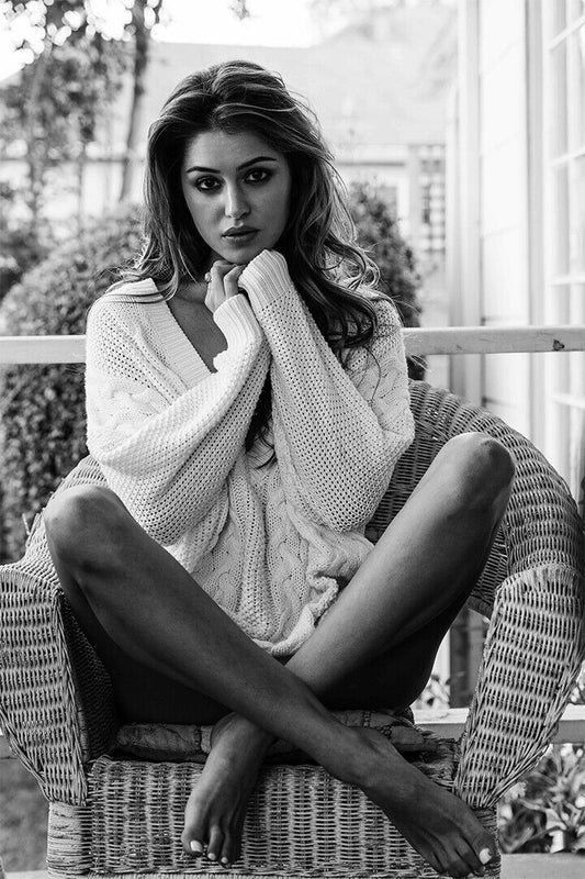Jehane Paris Celebrity Beauty Model Beauty Poster Wall Art Print Home Wall Decor
