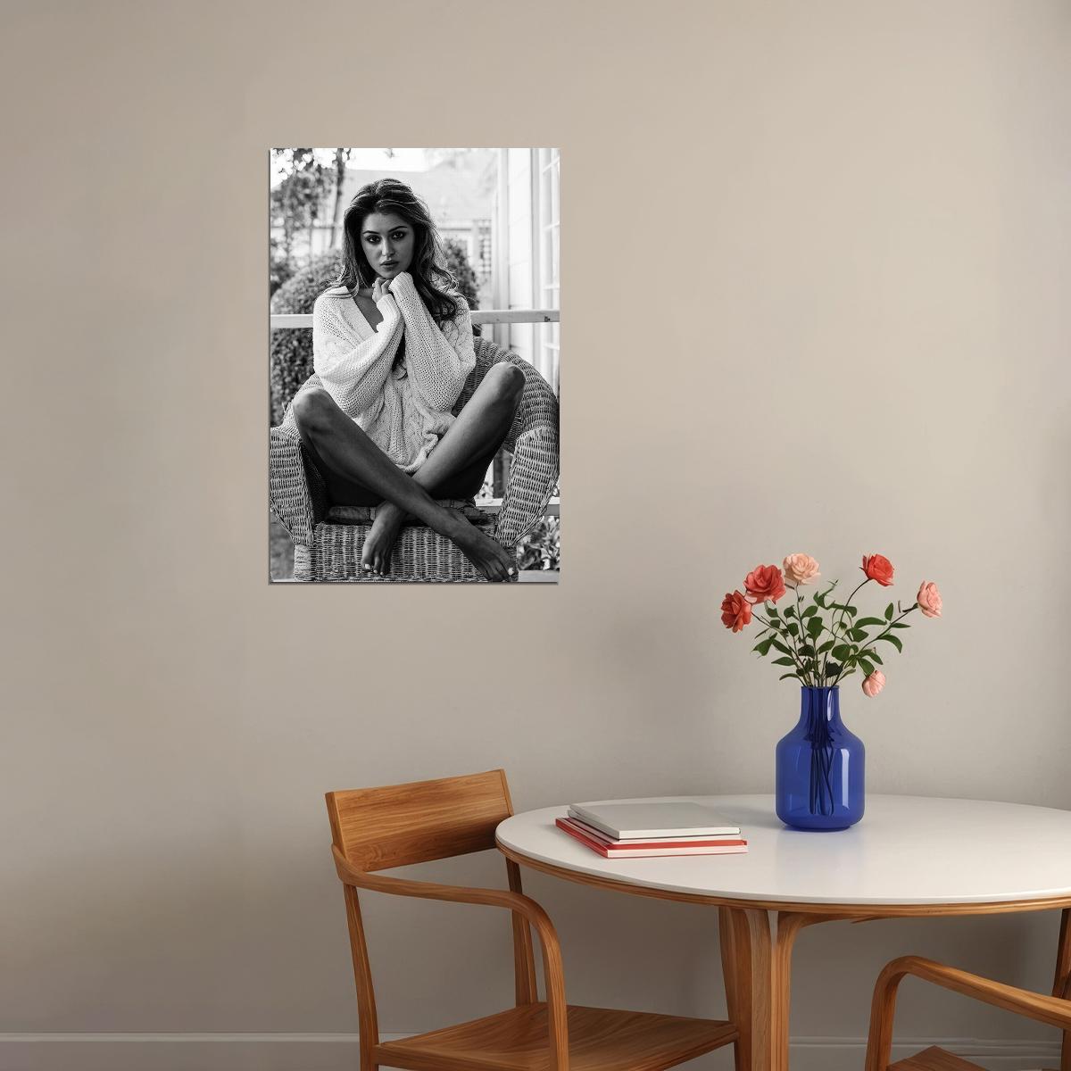 Jehane Paris Celebrity Beauty Model Beauty Poster Wall Art Print Home Wall Decor