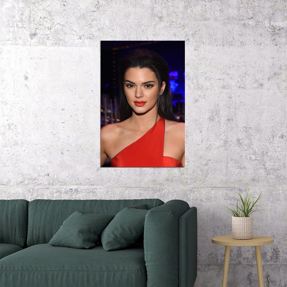 Kendall Jenner Celebrity Model Movie Actress Poster Wall Art Print Home Wall Decor - xonomax