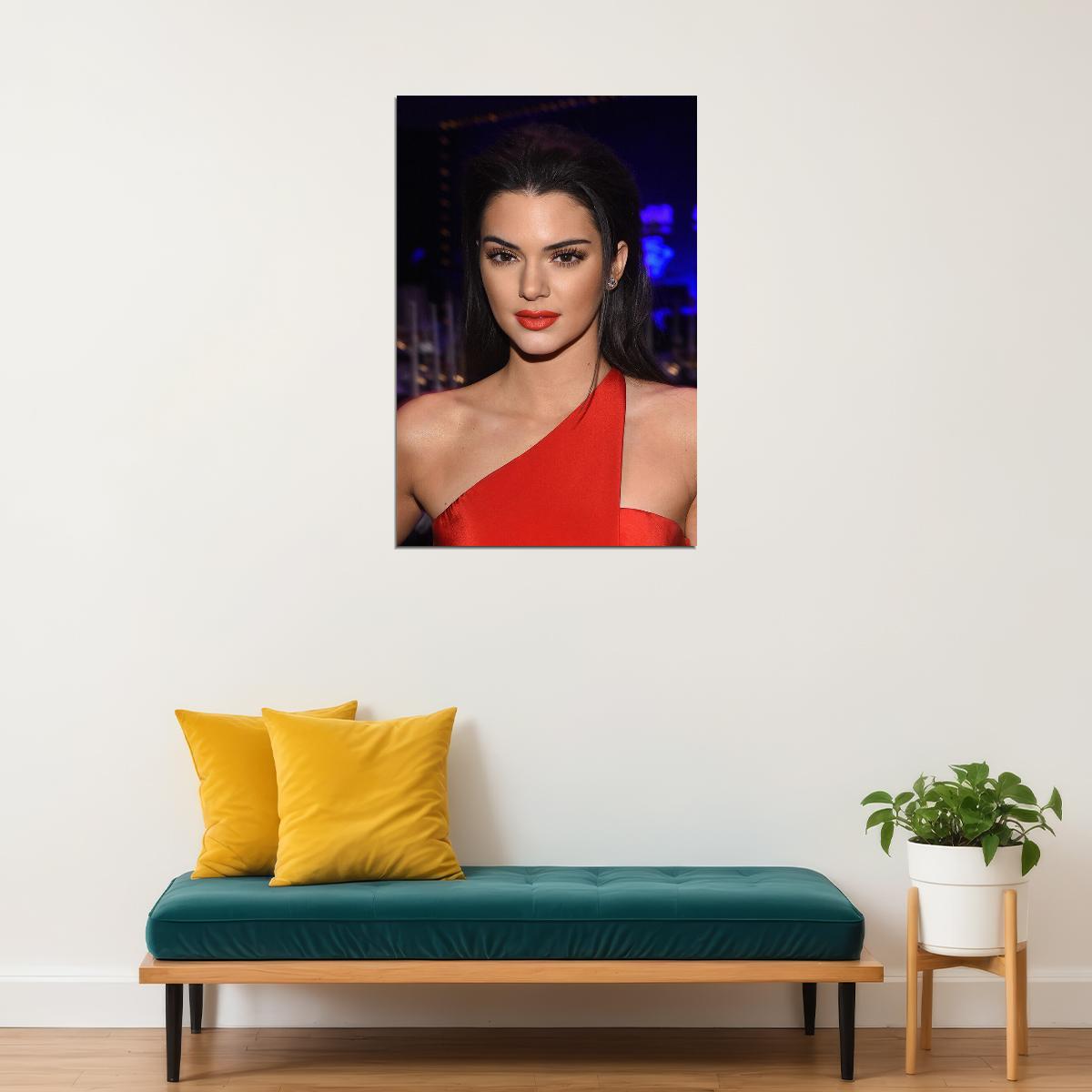 Kendall Jenner Celebrity Model Movie Actress Poster Wall Art Print Home Wall Decor - xonomax